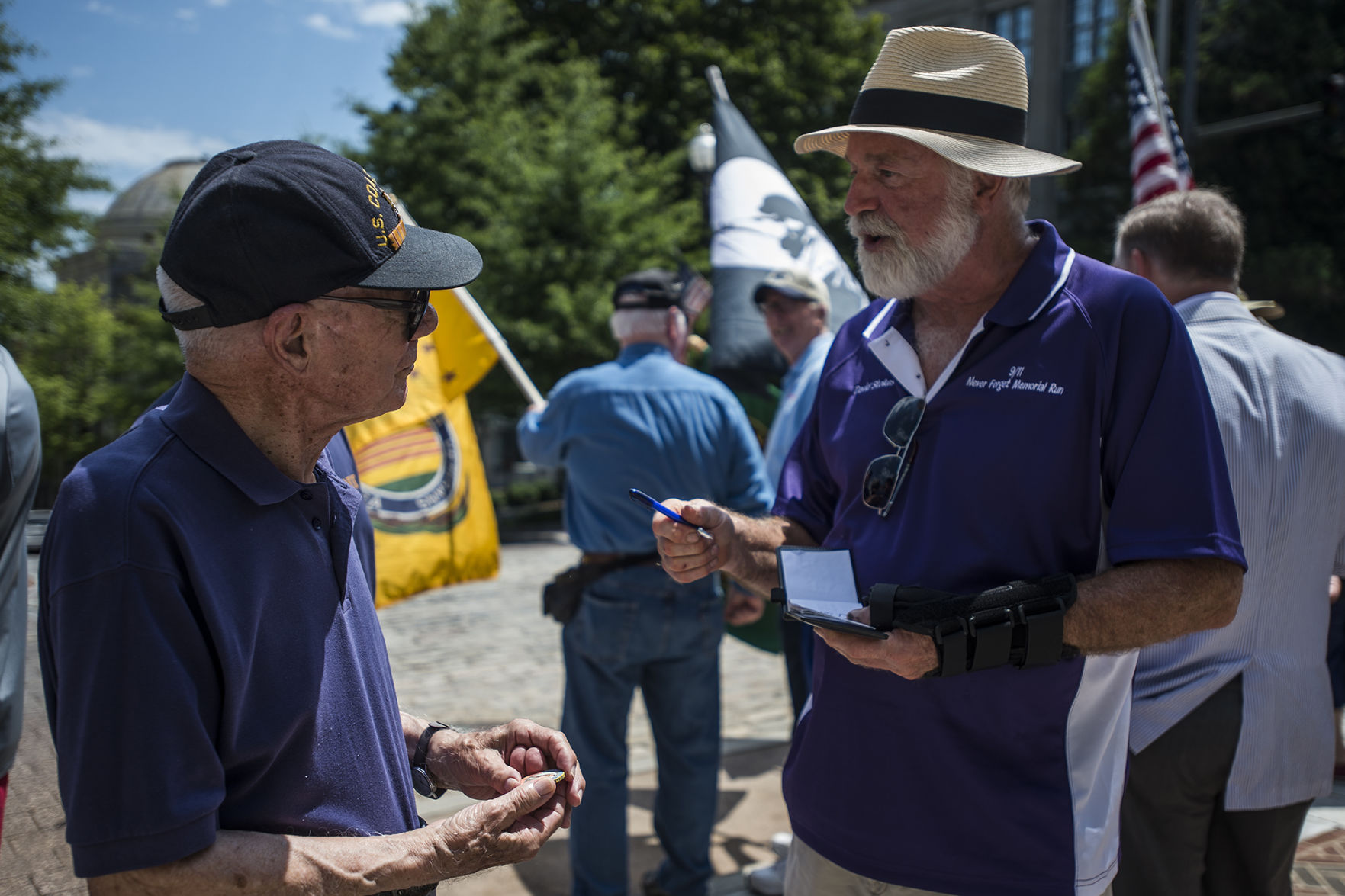 2016-07-15 Monument Terrace Troops Rally